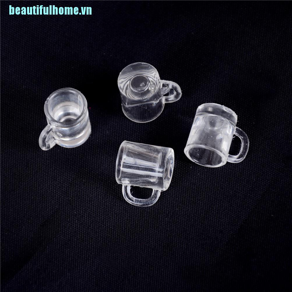 Bộ 4 Ly Uống Nước Đồ Chơi Cho Búp Bê