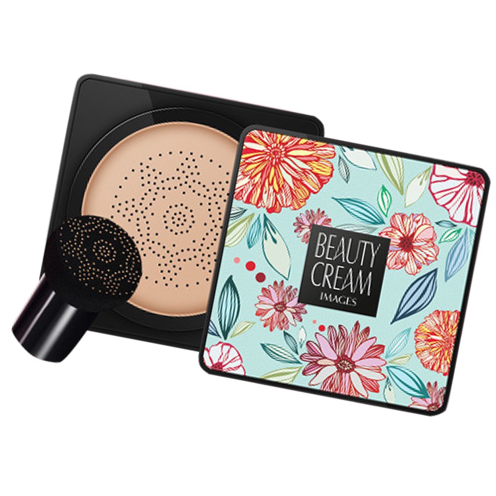 (Hàng Mới Về) Kem Bb Dạng Air Cushion Che Khuyết Điểm Dưỡng Ẩm Kèm Cọ Đầu Nấm