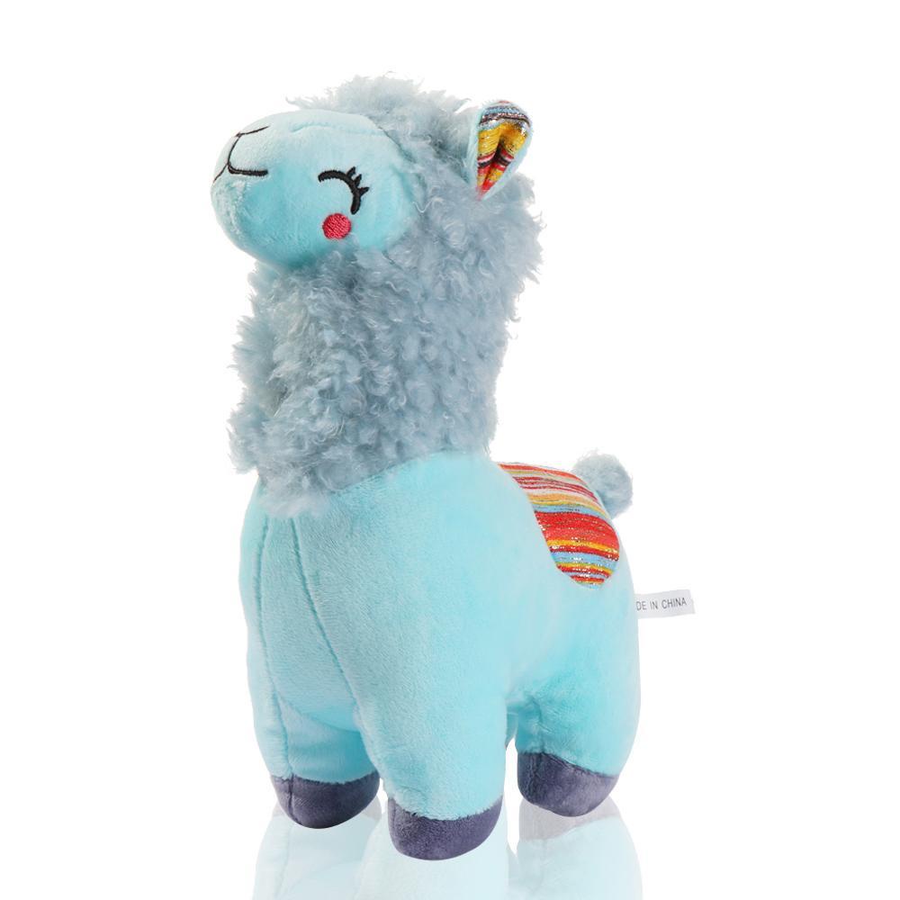 Lạc Đà Alpaca Nhồi Bông Màu Cầu Vồng Dễ Thương 25 / 35cm