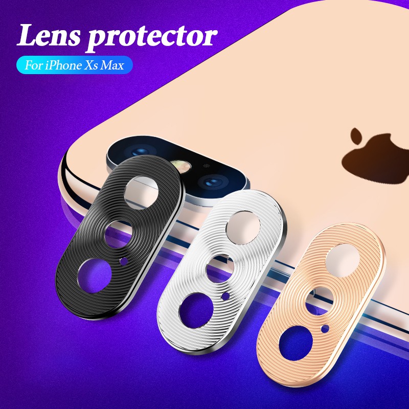 Vỏ Kính Cường Lực Bảo Vệ Camera Sau Cho Iphone Xs Max Xr Xs 7 8 Plus X 7