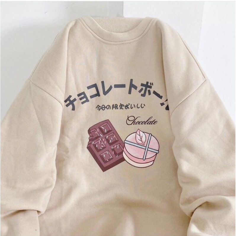 Áo Nỉ Sweater Sadboiz Máy Ảnh Màu Đen Duy Nhất Form Rộng Tay Lỡ