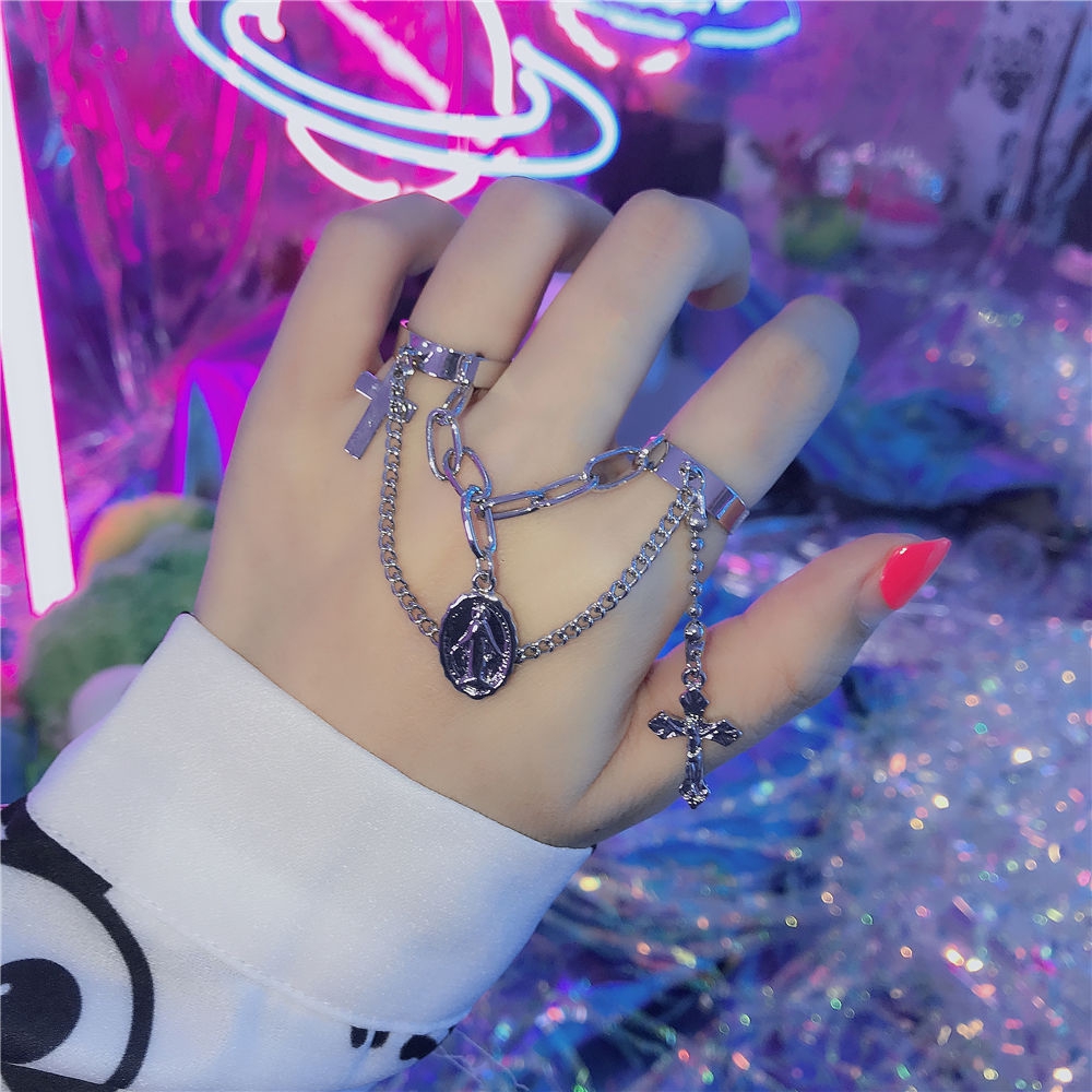 Nhẫn Đan Chéo Phong Cách Punk 22999 Cá Tính