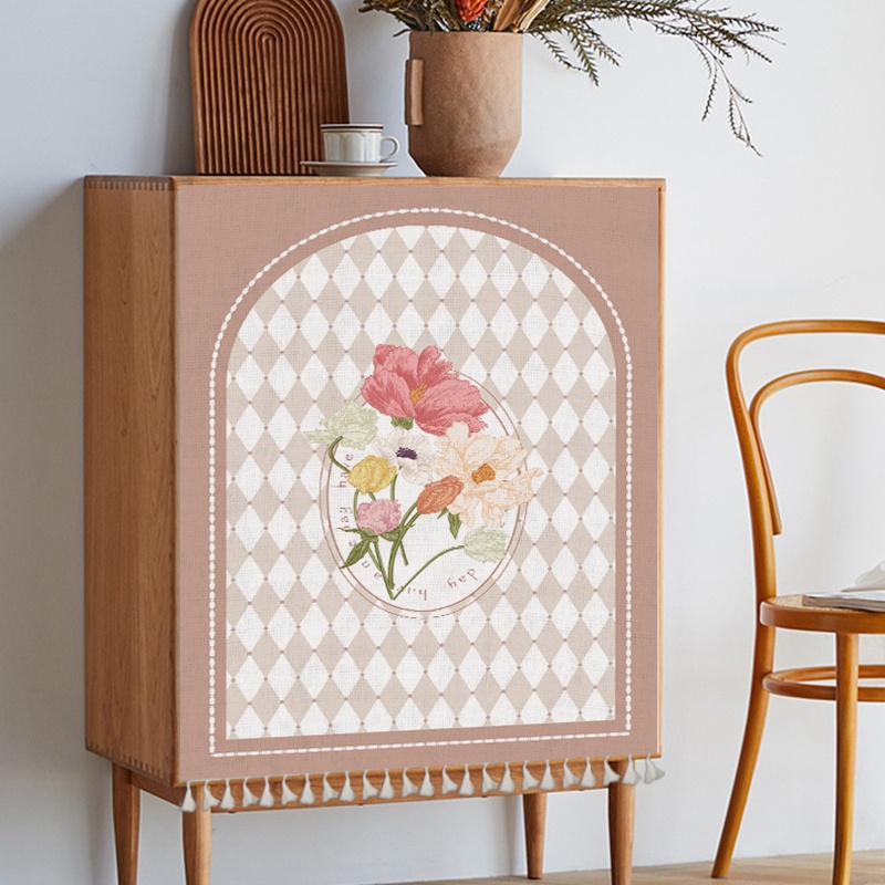 Rèm Cửa In Hoa Chống Bụi Trang Trí Nhà Cửa