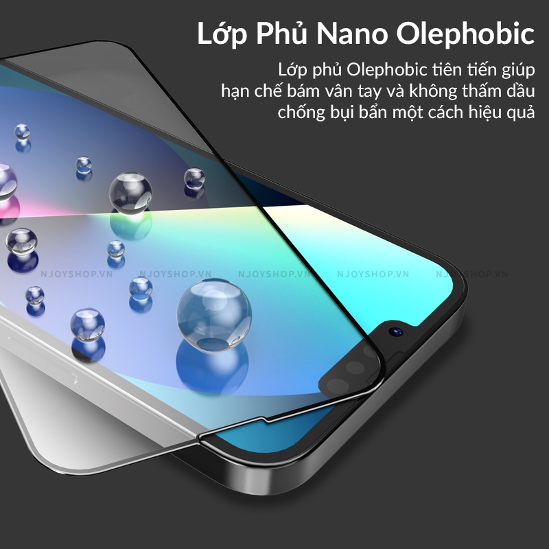 Kính Cường Lực Trong Suốt Zifriend Bull Gen 2 Có Khung Hỗ Trợ Dán Cho IP 13 Pro Max 12 Pro Max Njoyshop