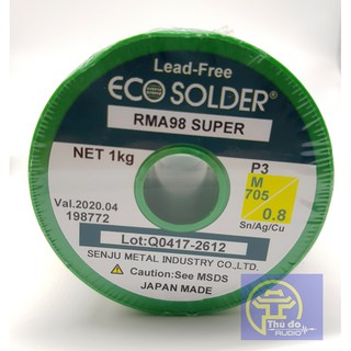 5 Mét Thiếc hàn không Chì SENJU Nhật Bản chứa Thiếc-Bạc-Đồng lẻ theo mét