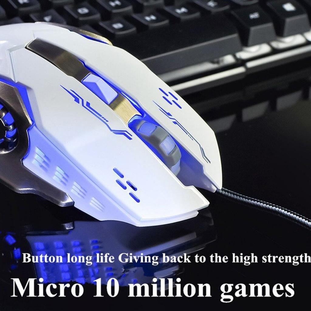 Chuột game thủ Free worf r8 cực bền thiết kế độc lạ có LED nhiều màu - Bảo hành 3 tháng -dc2220