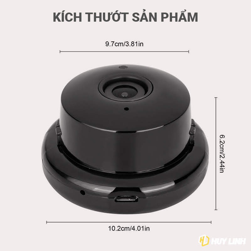 Camera mini ip V380 không móc treo - Đàm thoại 2 chiều quay đêm