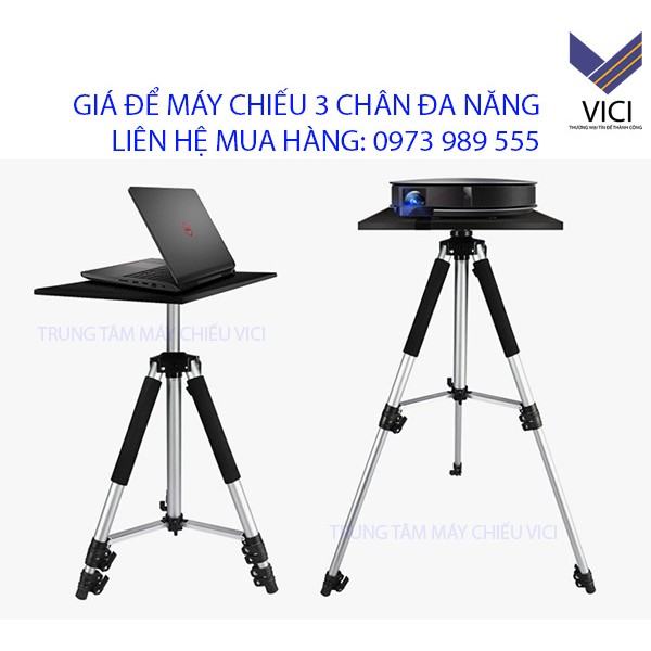 Giá đỡ máy chiếu hợp kim nhôm, chân máy chiếu, tripod máy chiếu chắc chắn, sang trọng