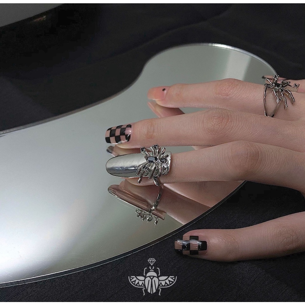 Nhẫn Hở Hình Nhện Cá Tính Thời Trang Cho Nam Nữ