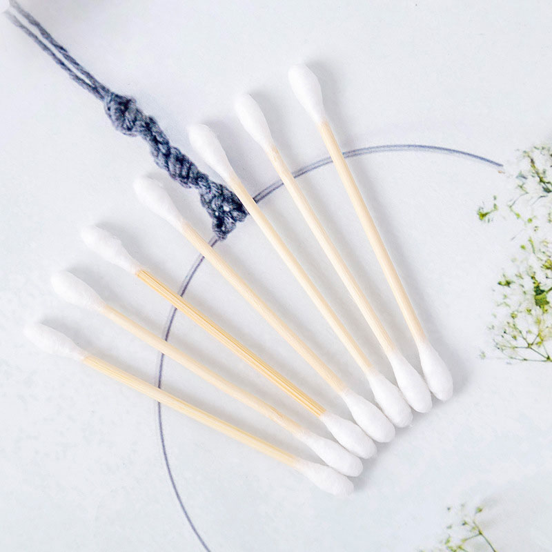 Set 100 Tăm Bông Cotton Hai Đầu Chuyên Dụng Cho Tẩy Trang