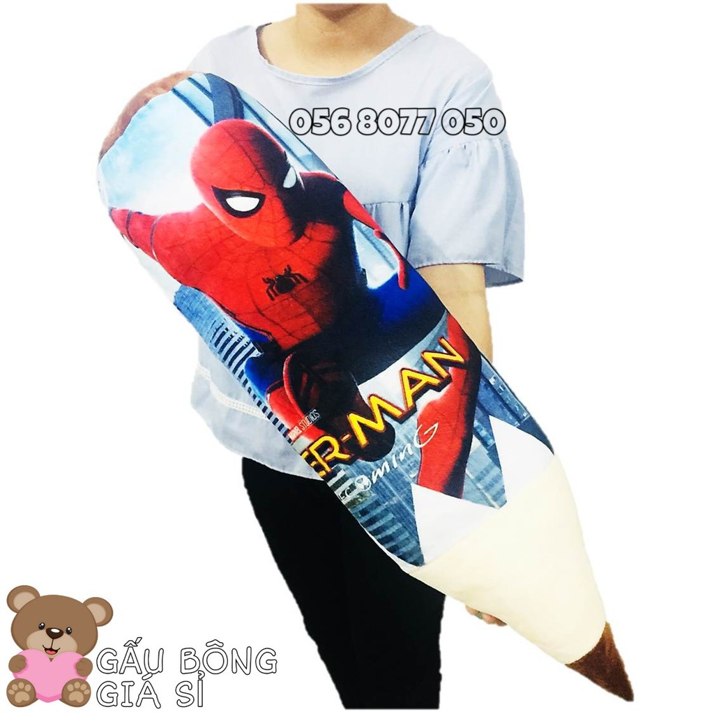 GỐI CHO BÉ HÌNH NGƯỜI NHỆN SPIDER MAN (60cm) [GẤU BÔNG CHO BÉ]