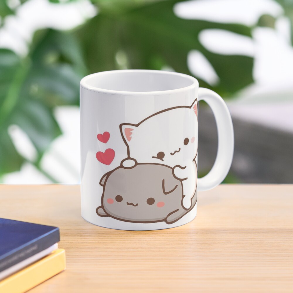 Cốc sứ in hình mochi cat mèo cute