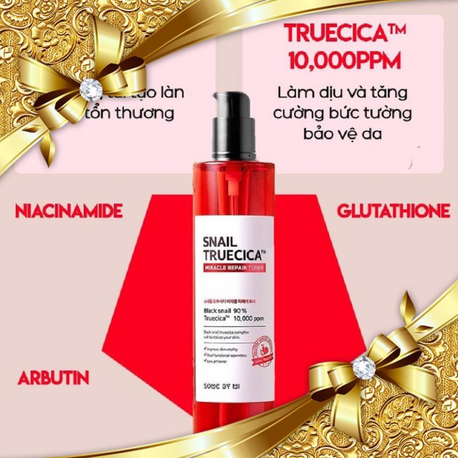 💎  Nước Hoa Hồng Chiết Xuất Ốc Sên Some By Mi Snail Truecica Miracle Repair Toner 135ml  💎