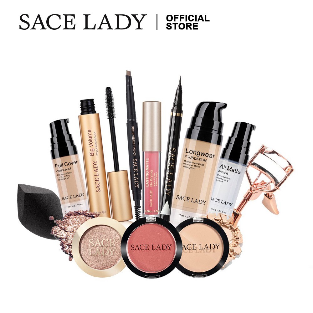 Set 12 mỹ phẩm SACE LADY có kem che khuyết điểm 250g | BigBuy360 - bigbuy360.vn