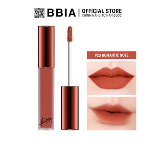 Son Kem Lì Bbia Last Velvet Lip Tint Version 5 - 23 Romantic Note (Màu san hô ánh nâu) 5g - Bbia Official Store
