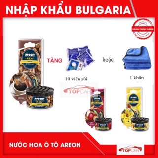 Sáp thơm nước hoa ô tô Areon nhập khẩu chính hãng