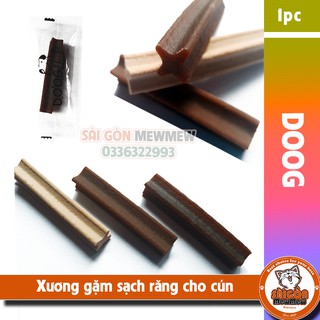 Lẻ 1 thanh xương gặm sạch răng Doog hình chữ thập cho cún