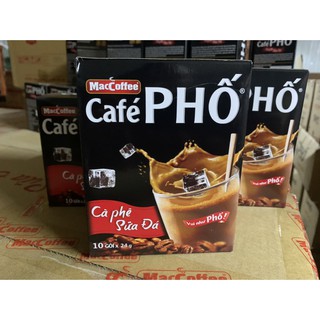 Cà phê SỮA ĐÁ PHỐ HỘP 10gói*24gr-DATE MỚI