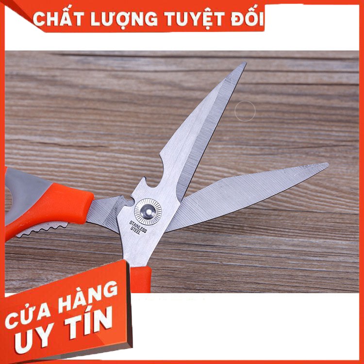 Kéo cắt đa năng cán nhựa chất liệu thép giá rẻ, siêu bền siêu sắc, đa năng tiện dụng.