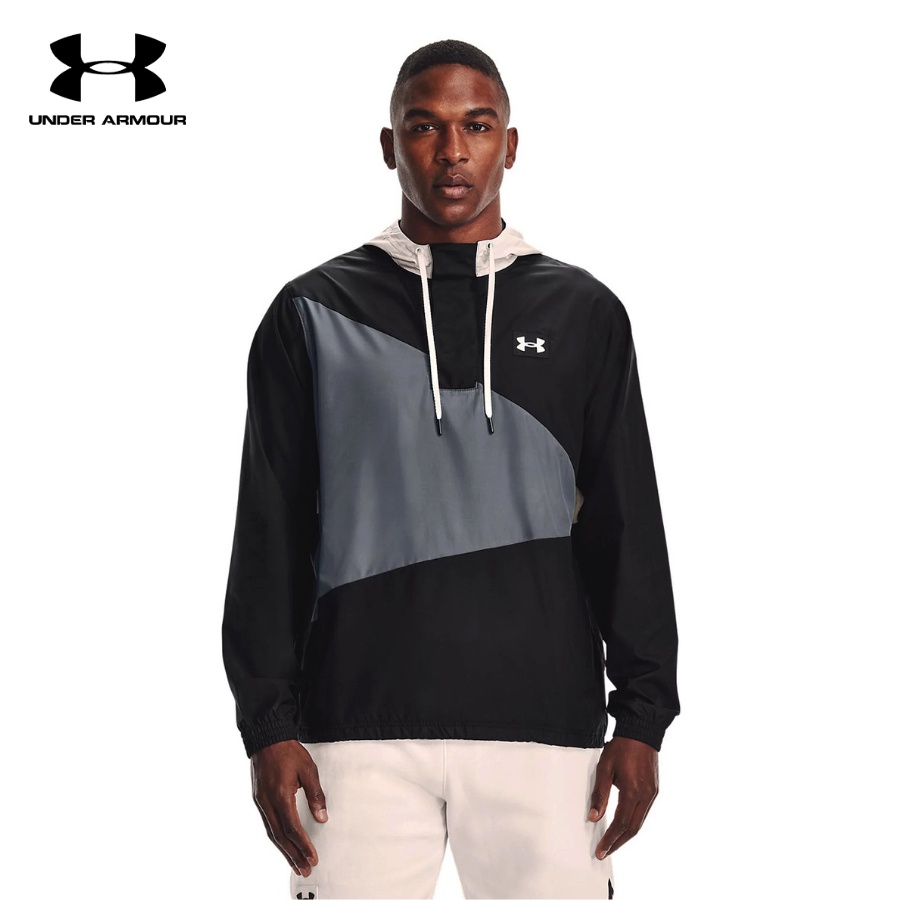 Áo khoác hoodie tay dài có nón thể thao nam Under Armour Woven Crest Anorak - 1361614-001