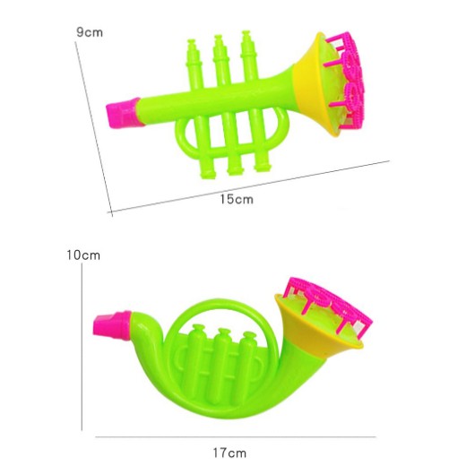 Đồ chơi kèn thổi bong bóng xà phòng nhiều màu sắc vui nhộn cho bé