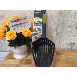 Muôi thủng Joseph Joseph (cán xanh/ghi) dùng vớt rau luộc, đồ chiên rán, rau xào, chần bún phở, ăn lẩu quá chuẩn luôn.