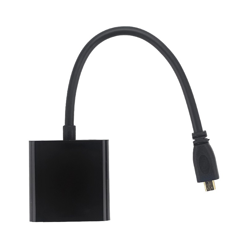 Micro-HDMI to VGA Adapter Cable with USB Cable for Raspberry Pi 4