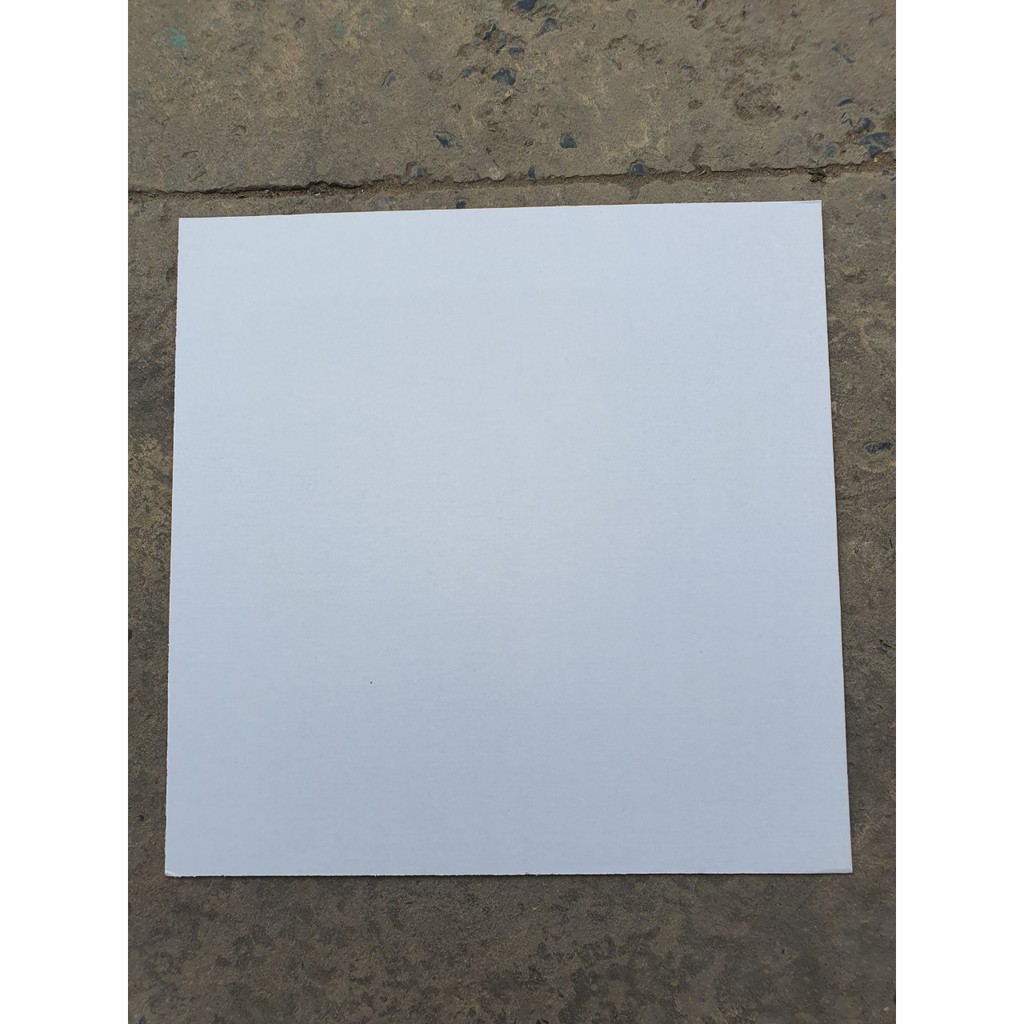 Giấy tấm carton [3 lớp], GT.50x40,  số lượng: 45 tấm_ Sóng E, màu trắng, độ dày 1-2mm