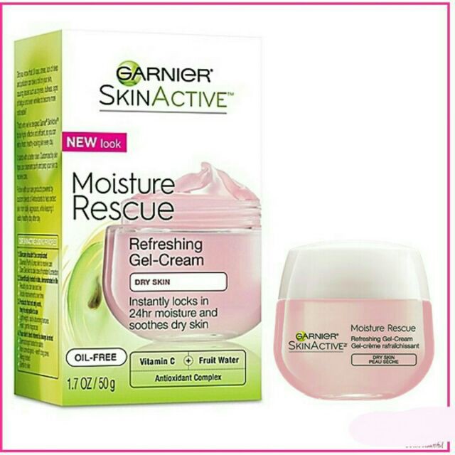 (Chuẩn Mỹ - Date 04/2025) Gel dưỡng ẩm Garnier Moisture Rescue Refreshing Gel-Cream cho da khô 50ml