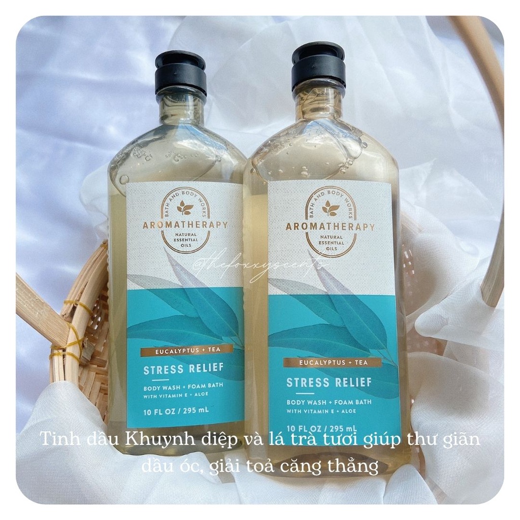 ĐỦ MÙI - TẮM AROMATHERAPHY Bath and Body Works US ONLY