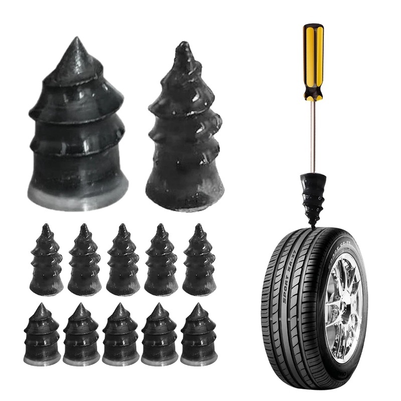 Set dụng cụ vá sửa chữa lốp xe cao su không săm tiện lợi