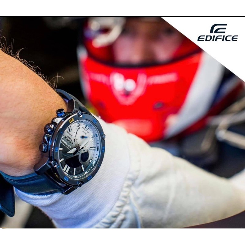 Đồng Hồ Casio Nam Dây Da EDIFICE ECB-20AT-2ADR Chính Hãng