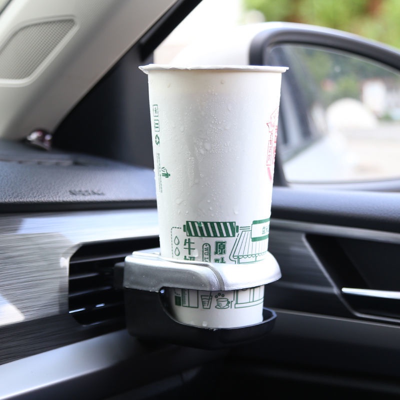 Giá Đỡ Cốc Nước Gắn Lỗ Thông Gió Xe Hơi Có Thể Gấp Gọn Tiện Dụng