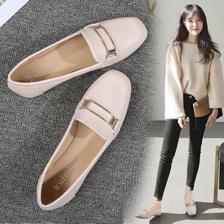 Giày lười đế mềm thiết kế xinh xắn cho nữ