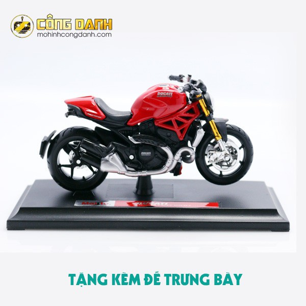 Mô Hình Xe Ducati Monster 1200 1:18 Maisto