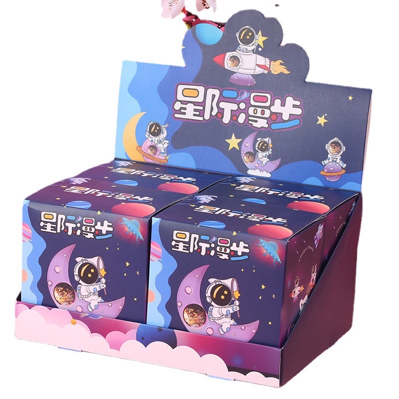 Đồ Trang Trí Mô Hình Bộ 4 PHI HÀNH GIA Ngẫu Nhiên Nhiều Màu Kèm Đèn Led, Hộp Quà Bí Mật Mô Hình Để Bàn