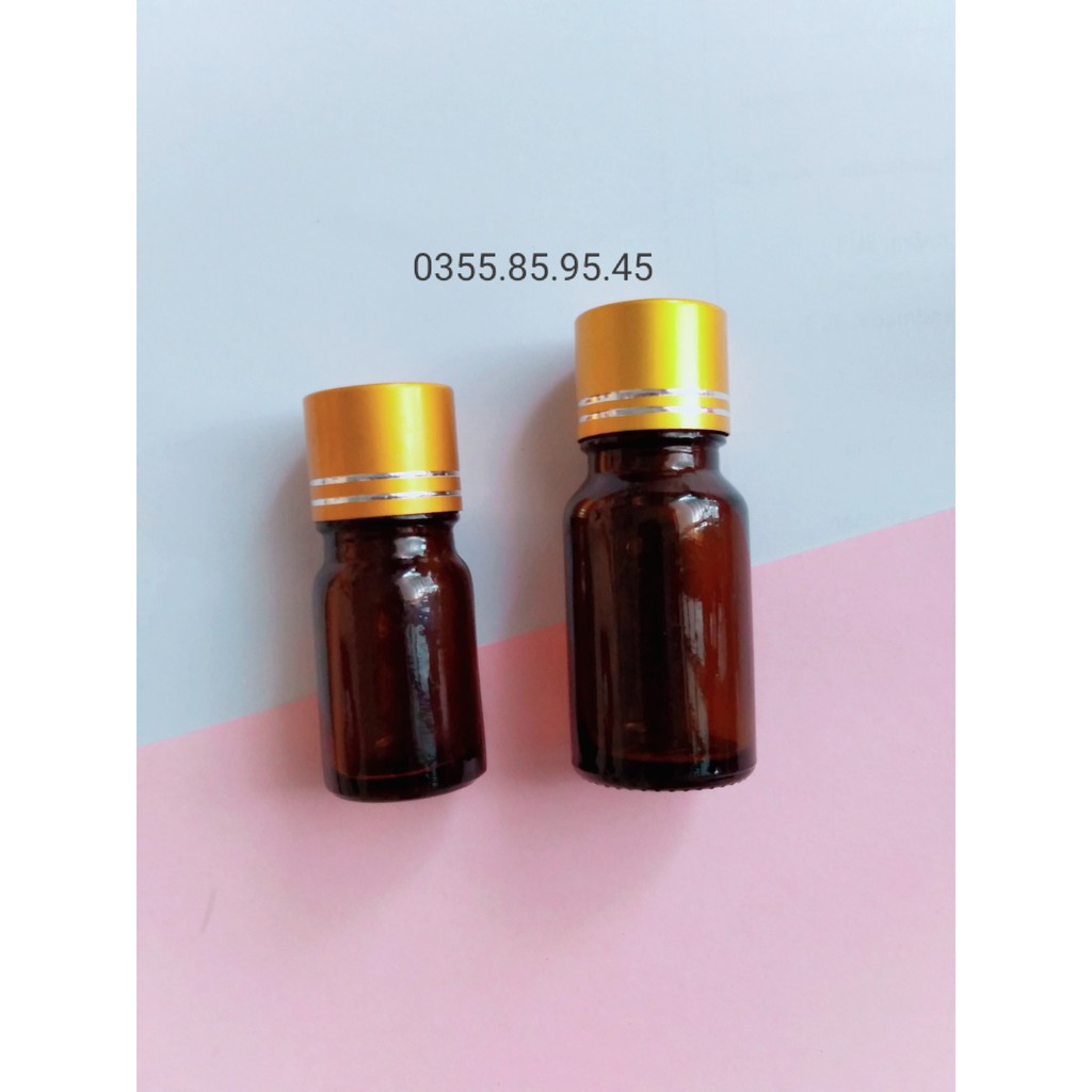 Chai thủy tinh chiết serum, tinh dầu các loại