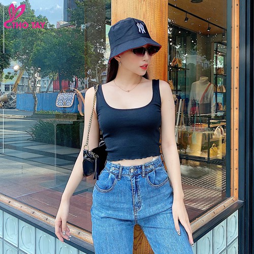 [Mã BMBAU50 giảm 7% đơn 99K] Áo Ba Lỗ Nữ Chất Thun Bo Viền Chân Áo - THỎ TÂY | BigBuy360 - bigbuy360.vn