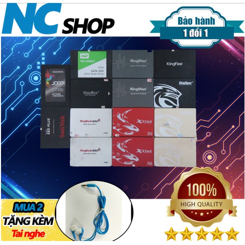 COMBO Ổ CỨNG SSD GIÁ RẺ,Ổ CỨNG SSD THÁO MÁY, Ssd 120gb, ssd 128gb, ssd 240gb, ssd 256gb nhiều hãng TẶNG KÈM TAI NGHE