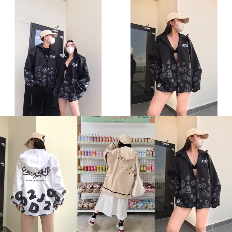 ÁO GIÓ💕 FREESHIP 💕 GIẢM 3K (NHẬP MÃ SHOPA3N) FEARLESSLY TAY SỌC CARO HOT - ÁO KHOÁC DÙ KAKI UNISEX