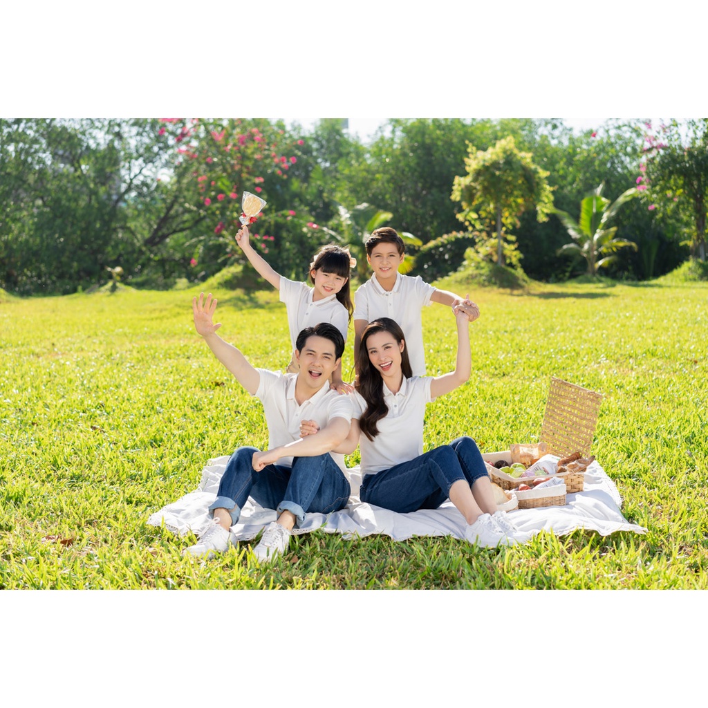 Áo phông polo nữ YODY mắt chim, thun cộc tay cổ bẻ phối bo chuẩn phom xuất xịn, mềm mịn thoáng mát APN3340