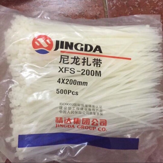 Dây rút nhựa 20cm hoặc 15cmđen - trắng