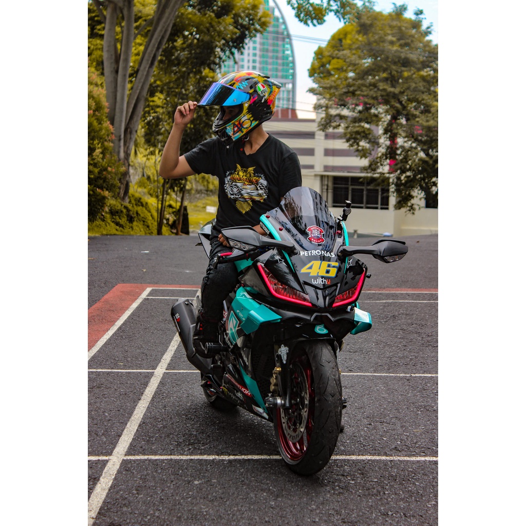 Gương ZX10R gương led tích hợp xinhan kawasaki zx10r lắp cho R15v2 R15v3 R15v4 R15M R25 R3 R6 CBR ZX10R Ninja GSX các dò