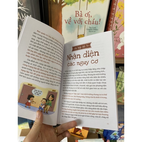 Sách-15 Bí kíp giúp tớ an toàn - Cẩm nang an toàn chung cư