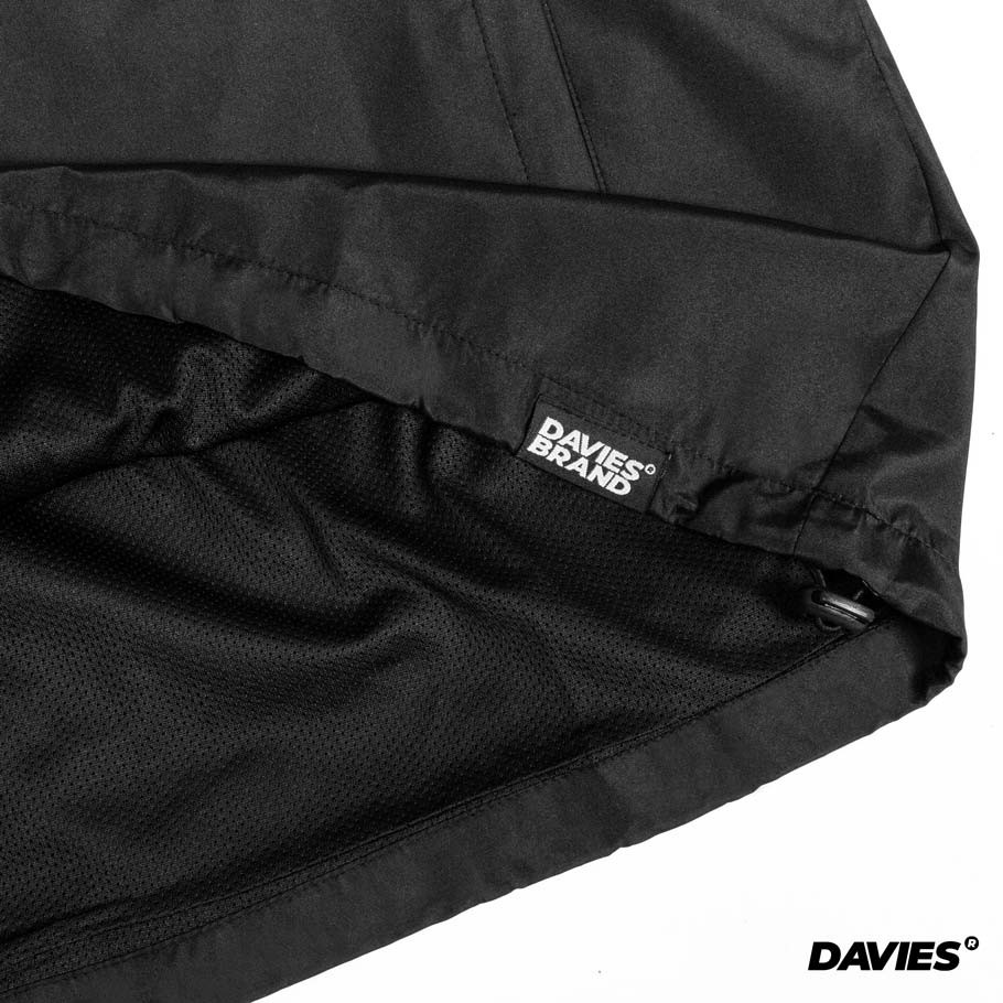 Áo tay dài form rộng màu đen local brand DAVIES DEE Hockey Shirt