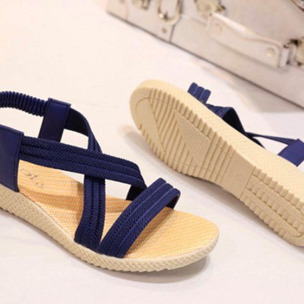 Xăng đan Đế Bằng Phong Cách Vintage Thời Trang Đi Biển Cho Nữ