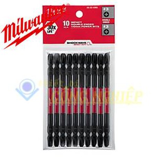 Bộ 10 mũi đầu vặn vít dài milwaukee 48-32-4365