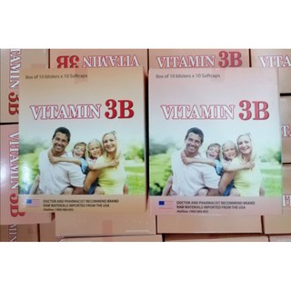 Vitamin 3B hồng bổ sung và dự phòng thiếu hụt B1, B6, B 12 cho cơ thể.