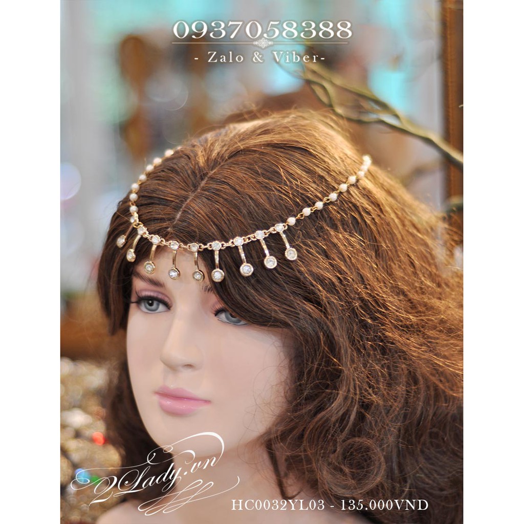 Phụ kiện tóc Ấn Độ Delicate Head Chains HC0032YL03