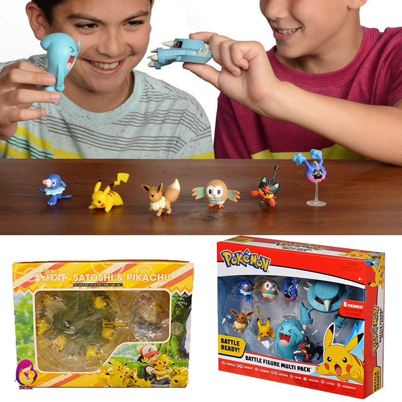 Pokémon Figure Anime Figure Model Set Doll Toy Ornaments for Kid Adult